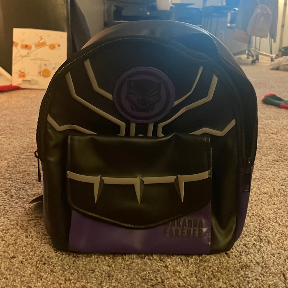 NEVER USED black panther mini backpack